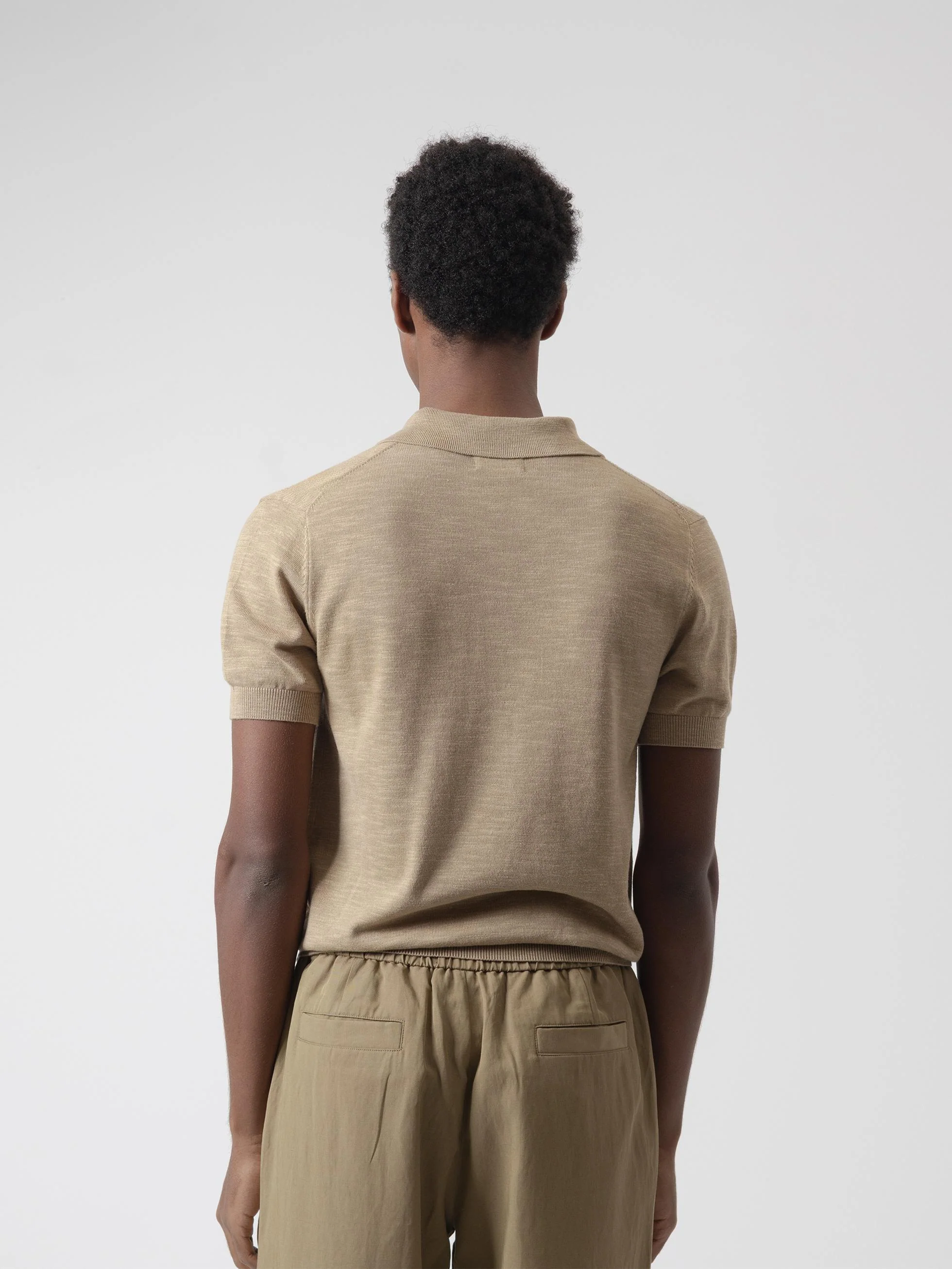 POLO PUNTO JACQUARD TOSTADO - Image 5