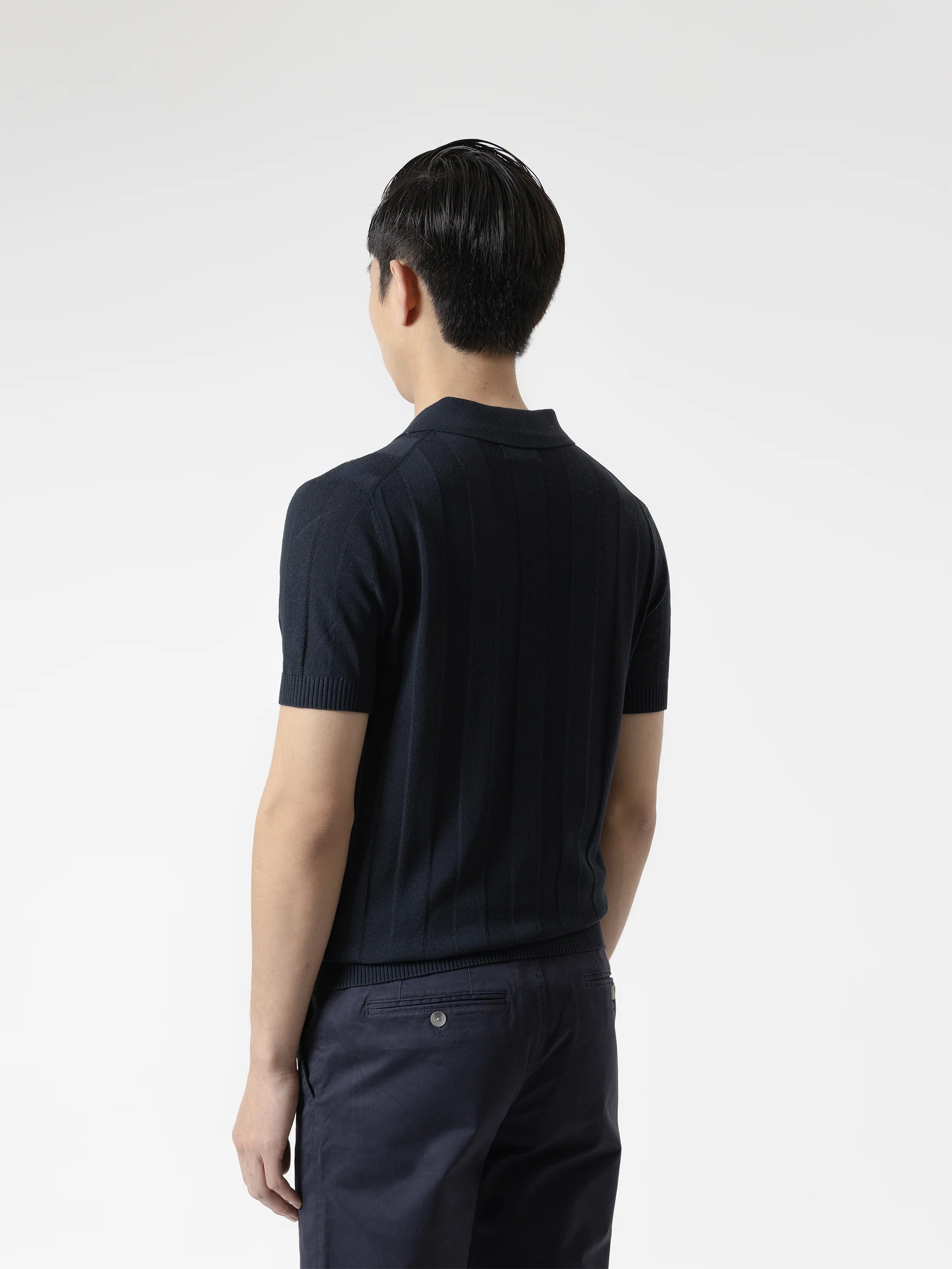 POLO CARDIGAN CANALÉ MARINO - Image 5
