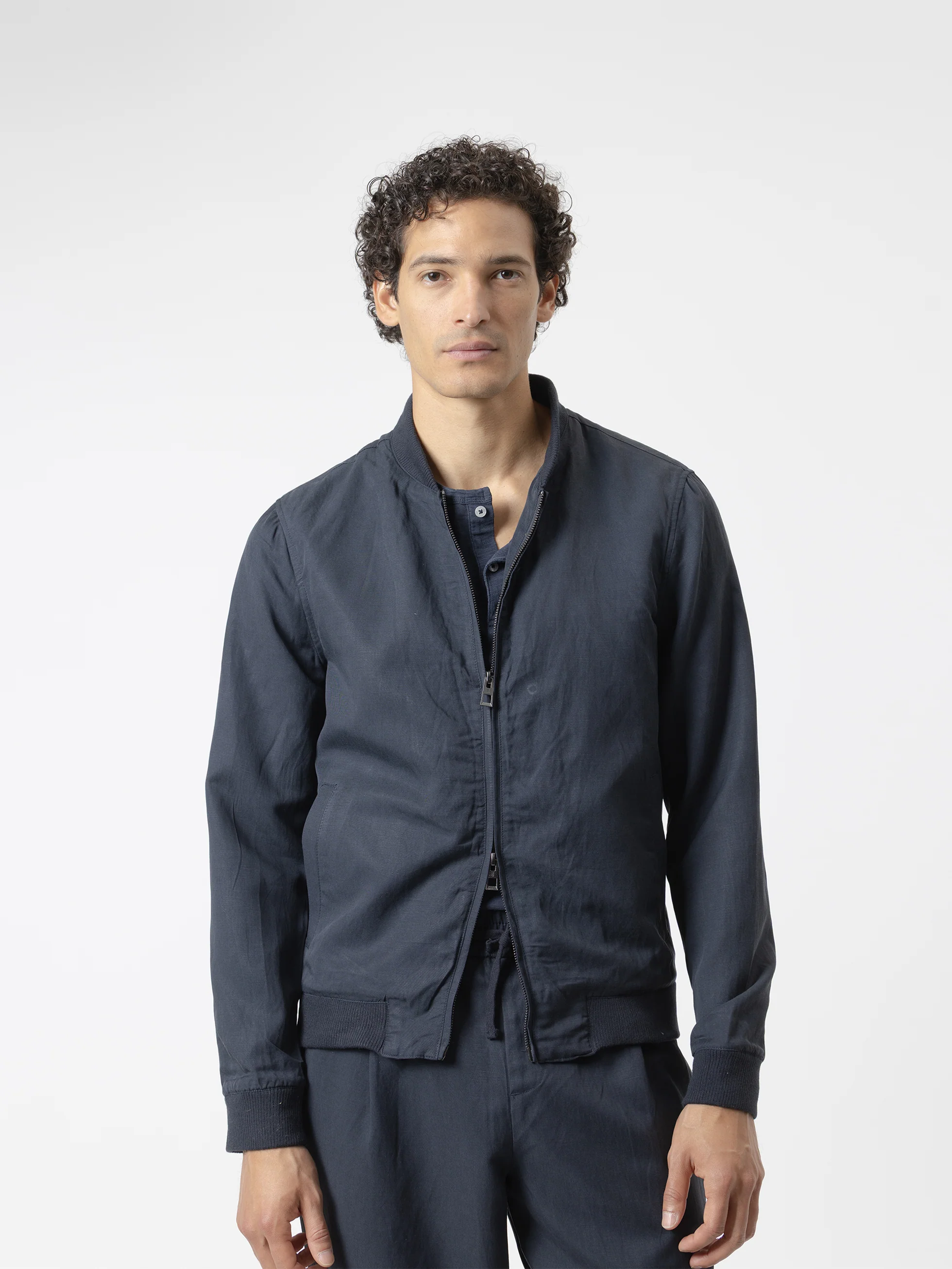 CAZADORA BOMBER LINO MARINO - Image 3