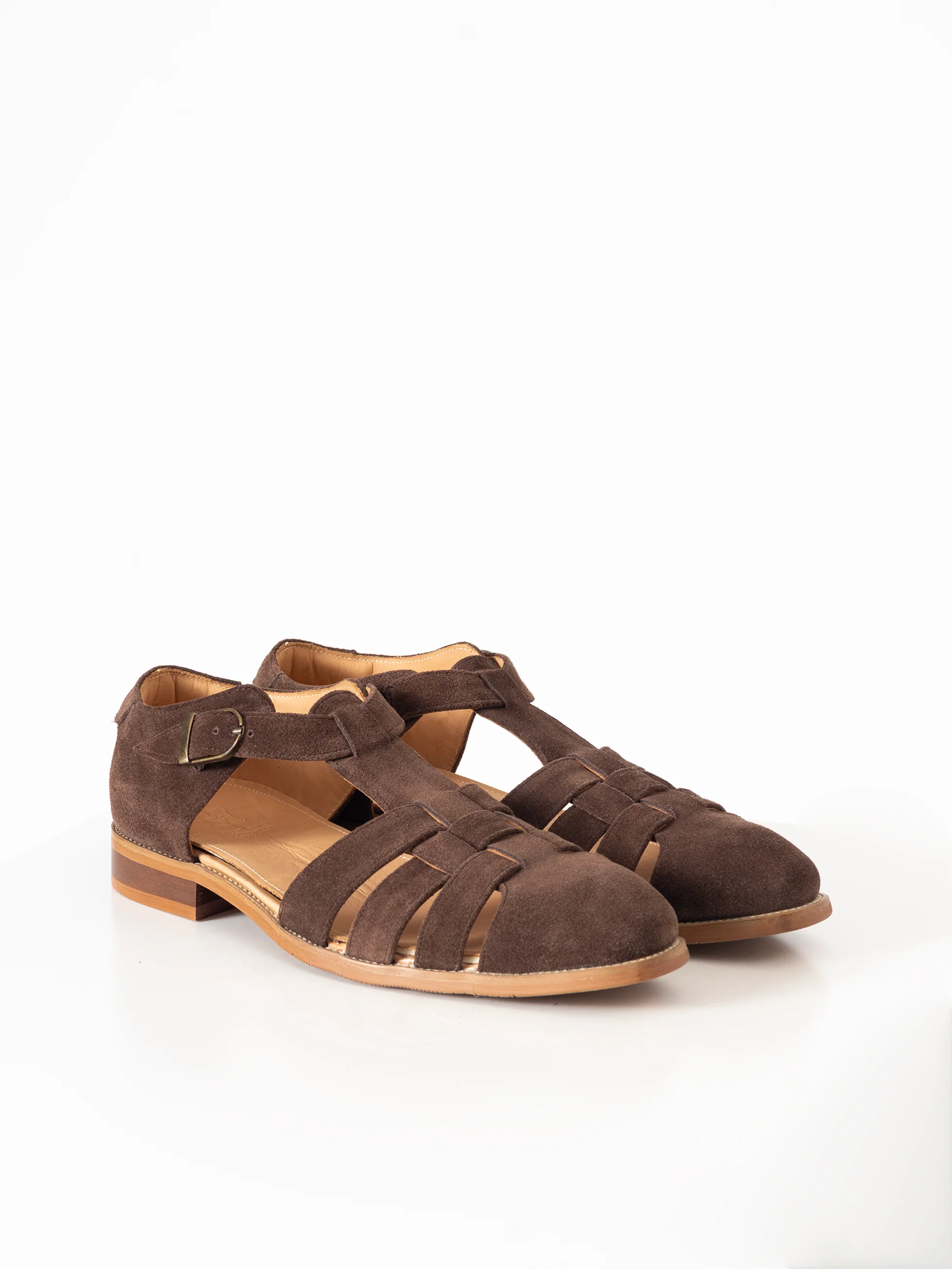 SANDALIA FISHERMAN SUEDE MARRÓN - Image 2