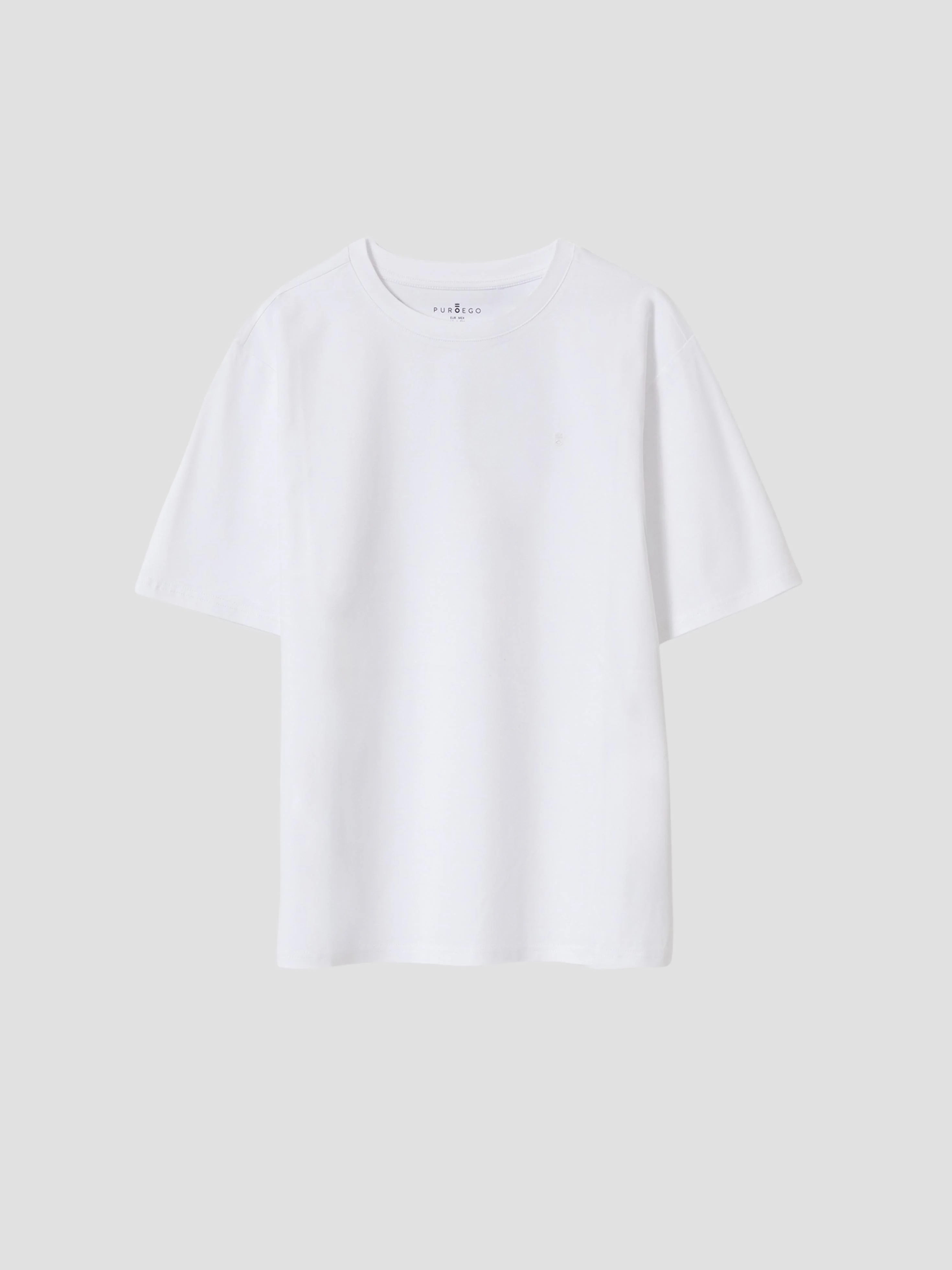 CAMISETA OVERSIZE INTERLOCK BLANCO