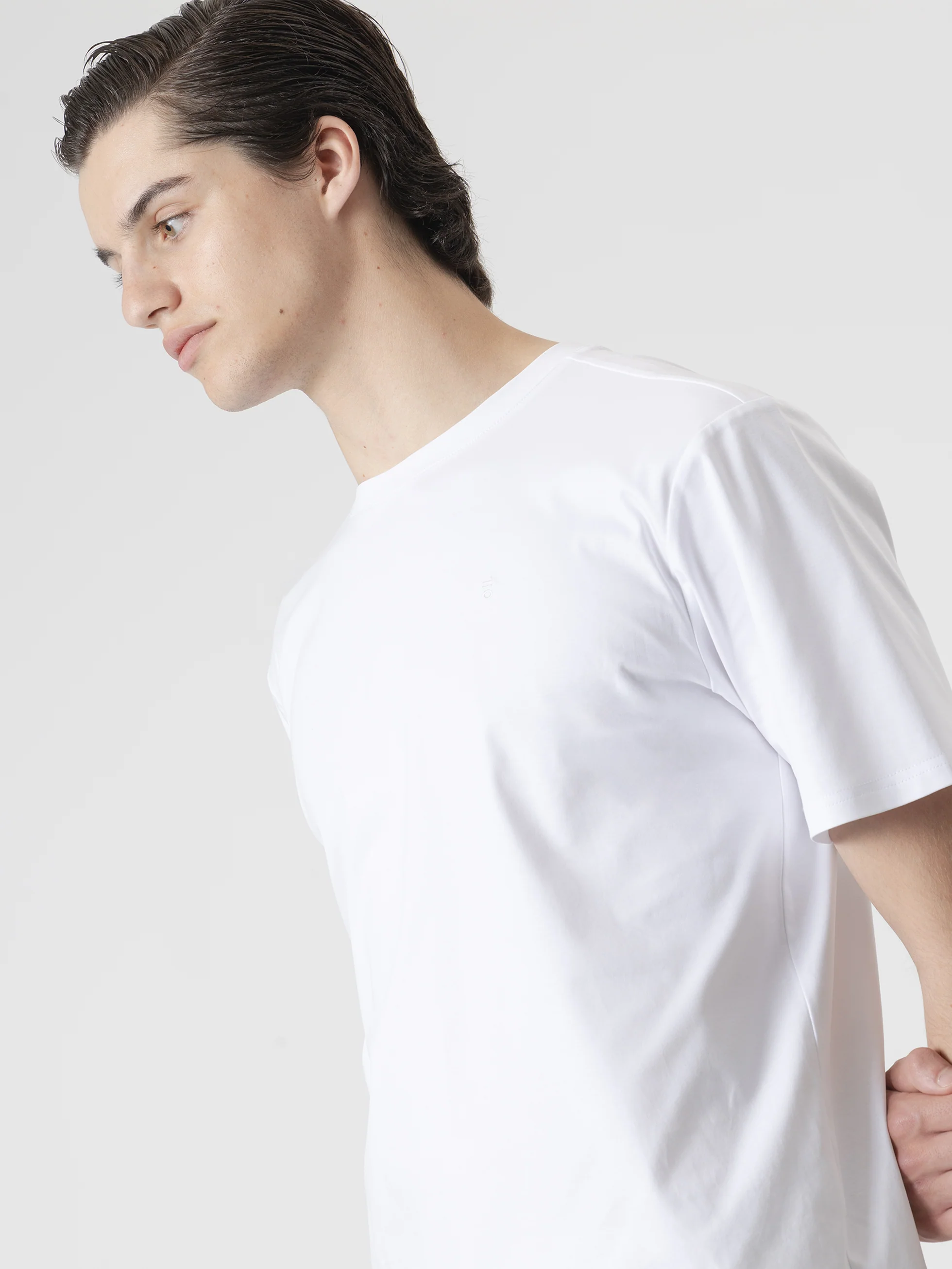 CAMISETA OVERSIZE INTERLOCK BLANCO - Image 2