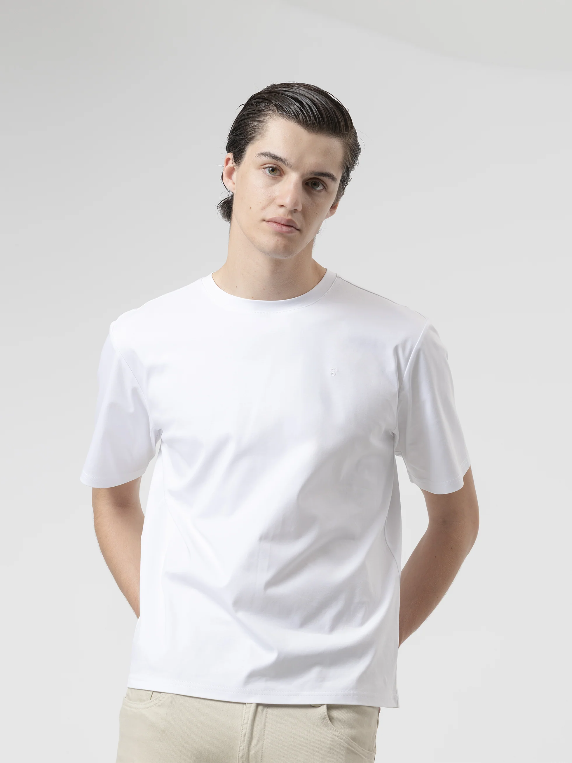 CAMISETA OVERSIZE INTERLOCK BLANCO - Image 4
