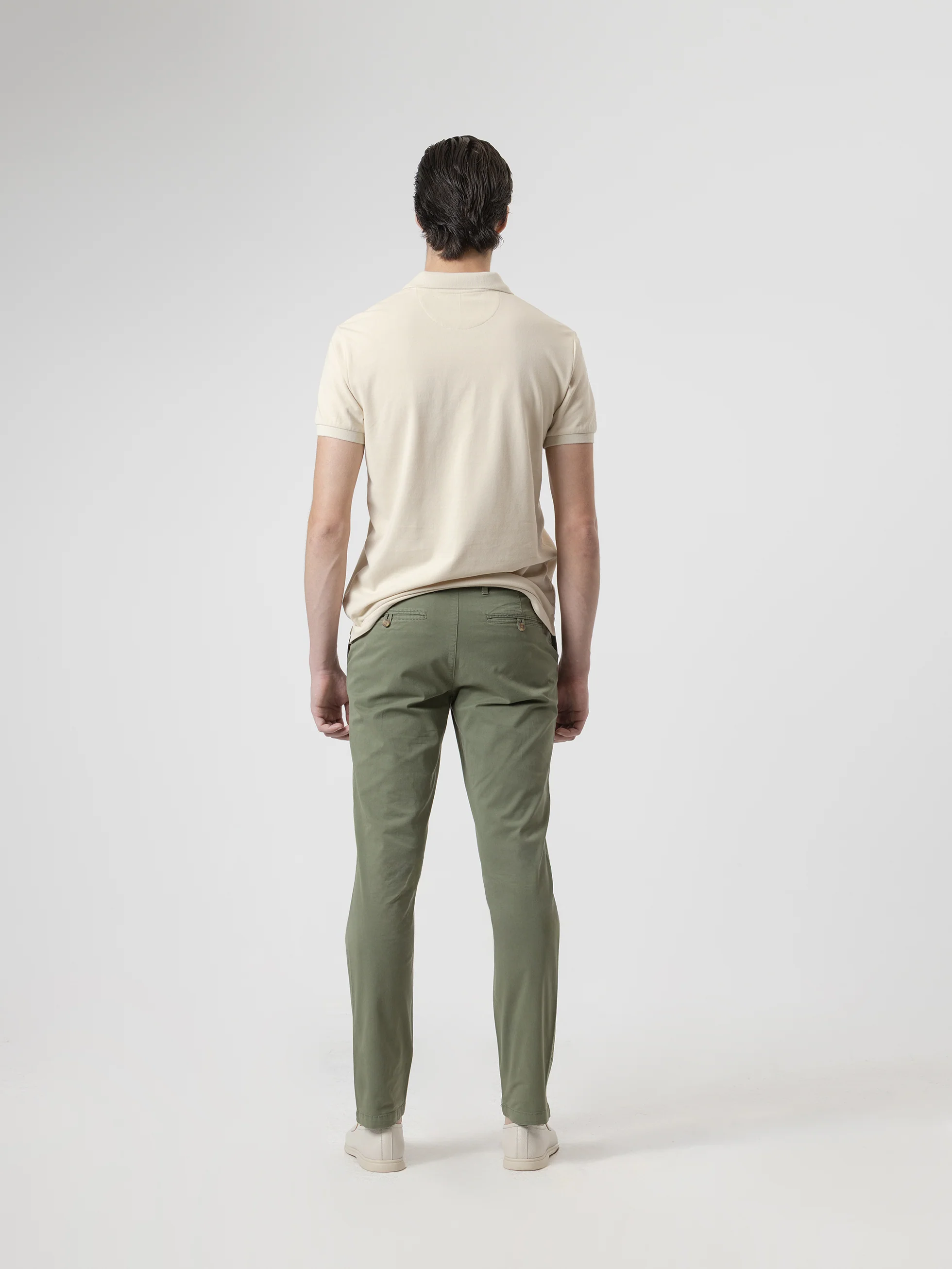 PANTALON CHINO TWILL VERDE - Image 4