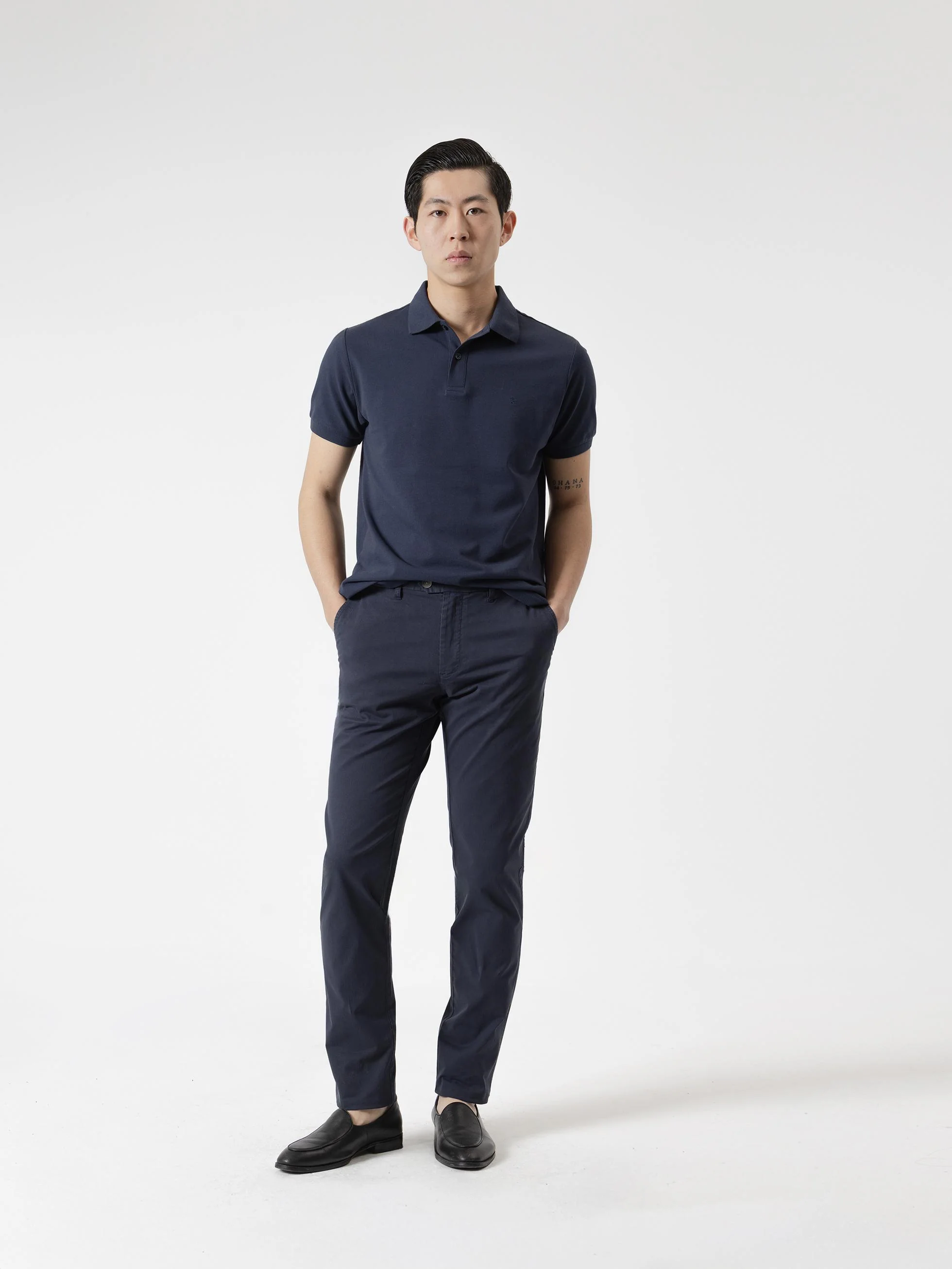 PANTALON CHINO TWILL MARINO - Image 3