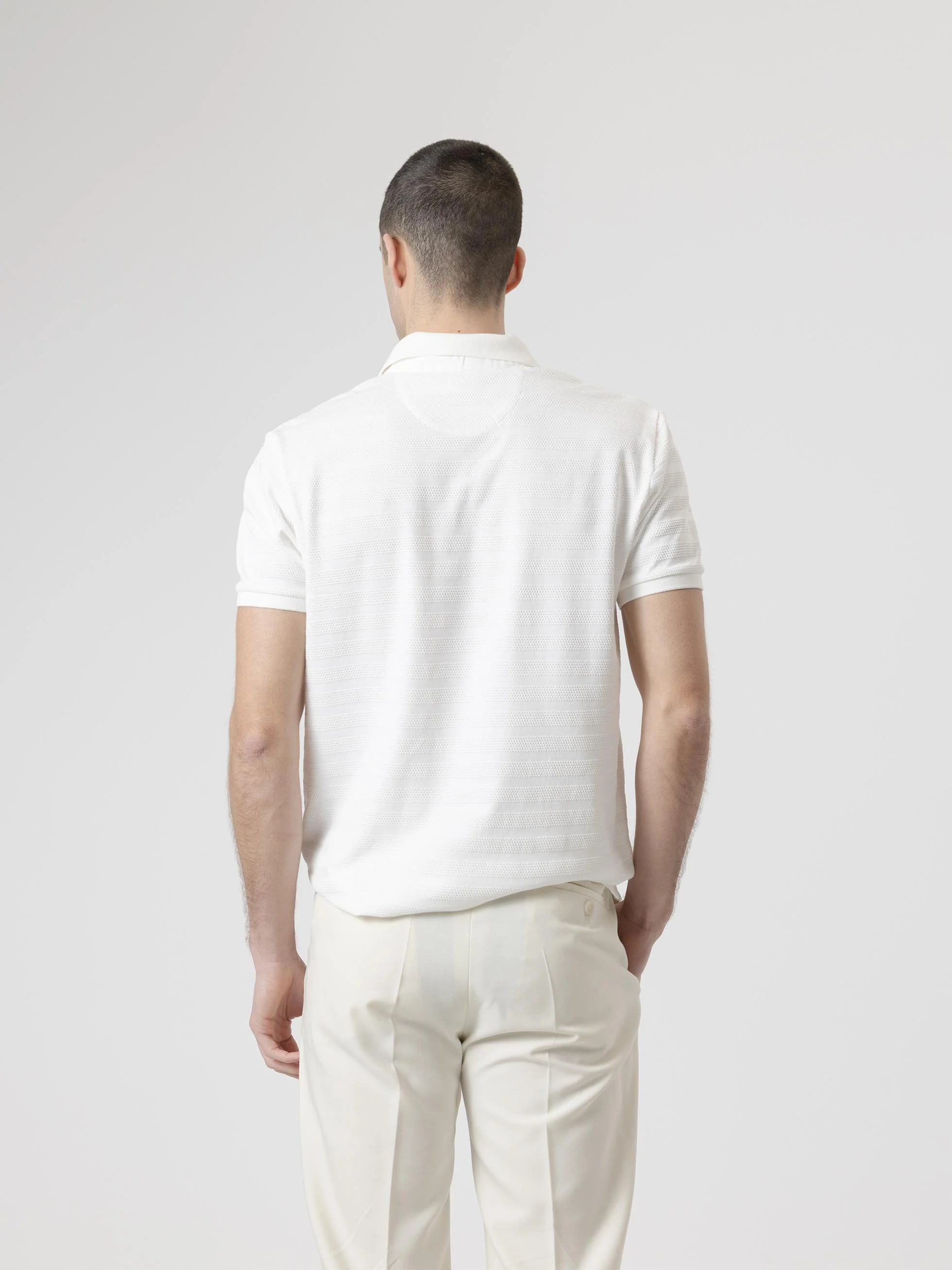 POLO DOBBY BLANCO - Image 5