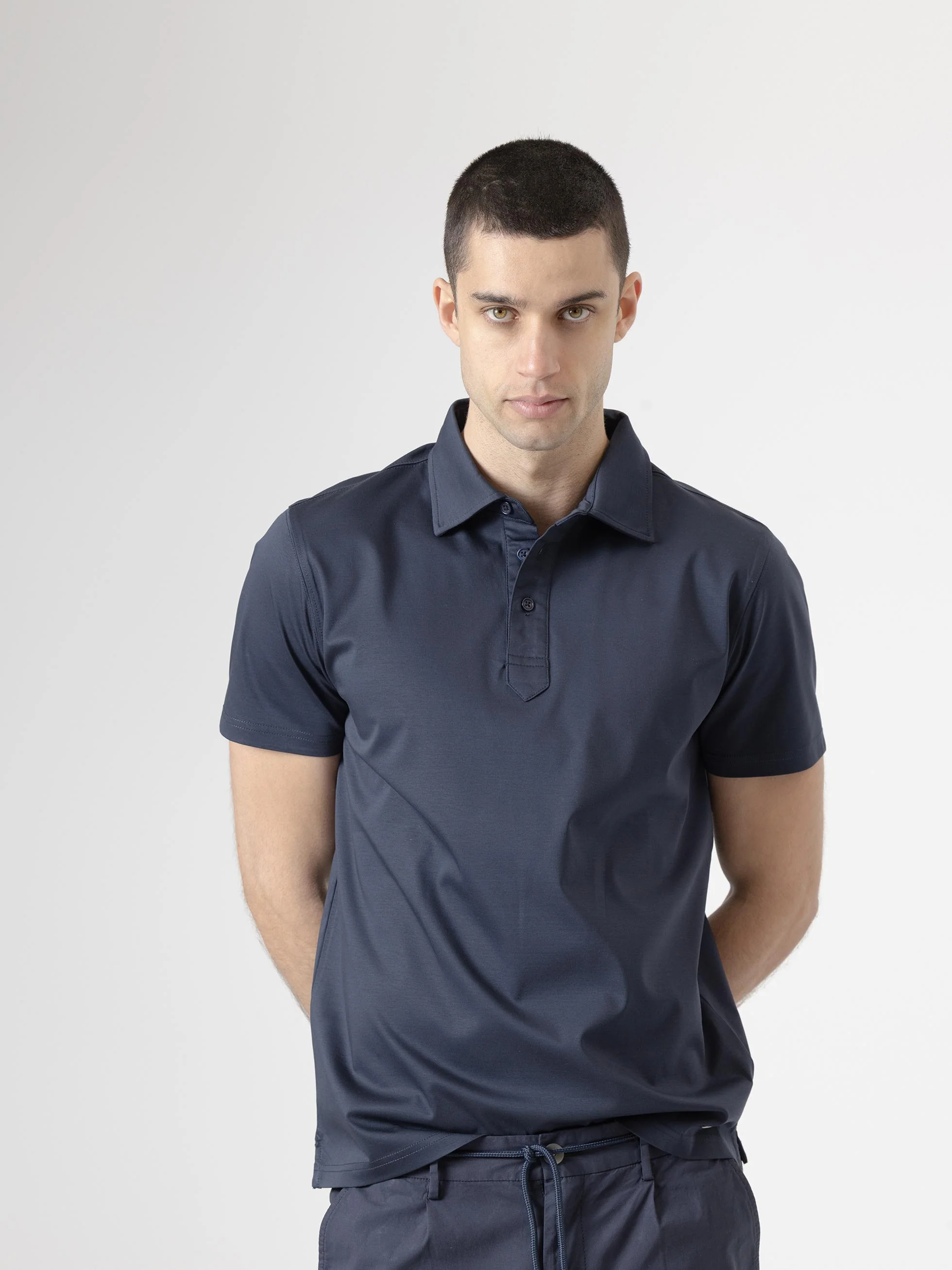 POLO INTERLOCK MARINO - Image 3
