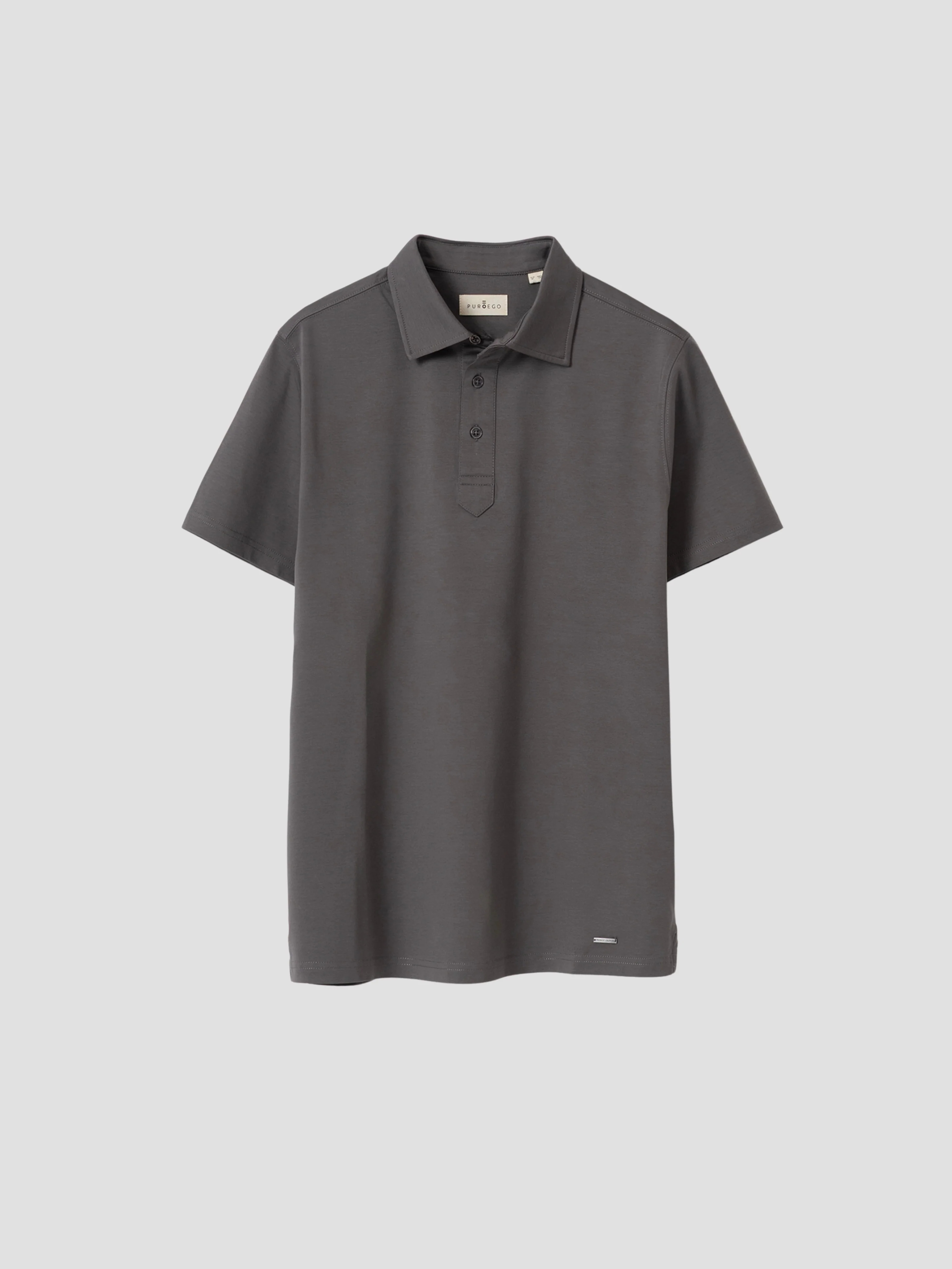 POLO INTERLOCK GRIS
