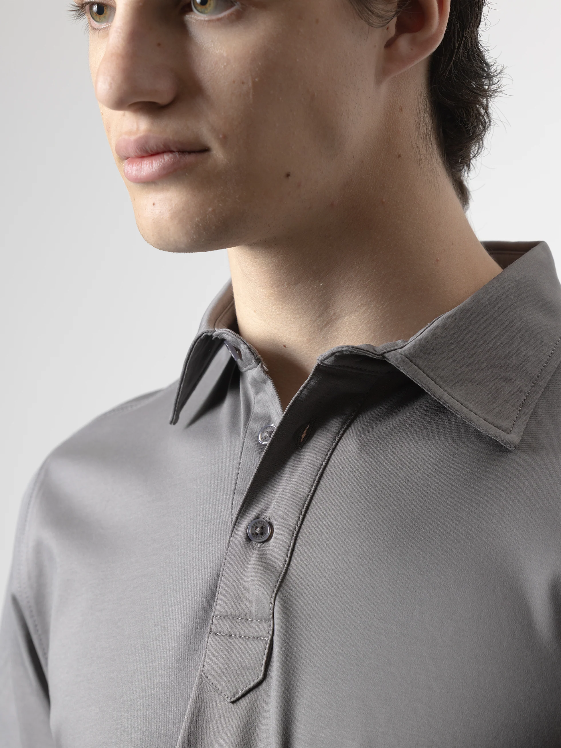 POLO INTERLOCK GRIS - Image 2