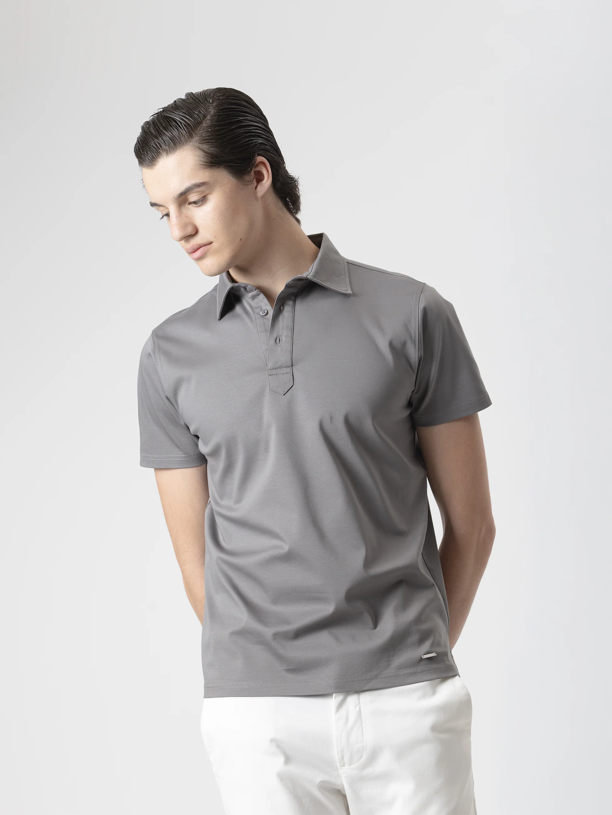 POLO INTERLOCK GRIS - Image 4