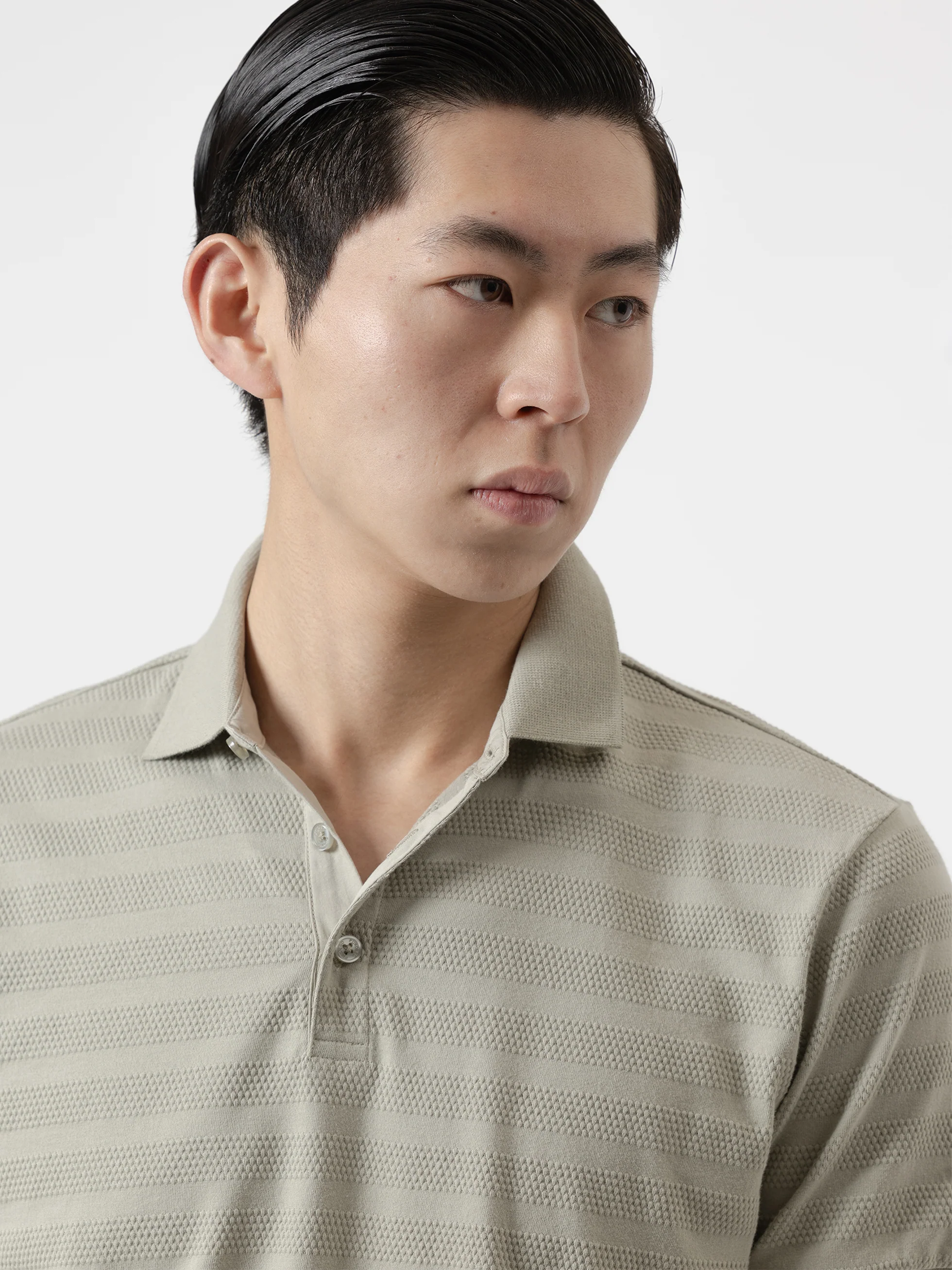 POLO DOBBY VERDE LIQUEN - Image 2