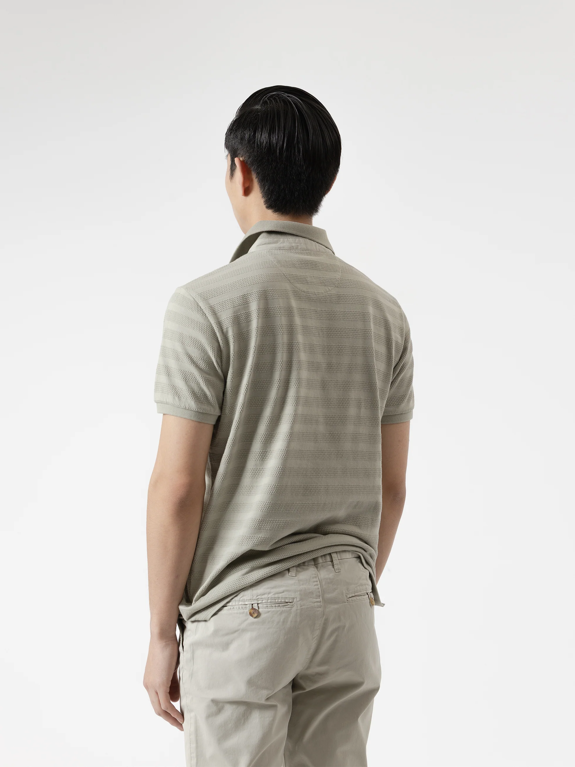 POLO DOBBY VERDE LIQUEN - Image 5