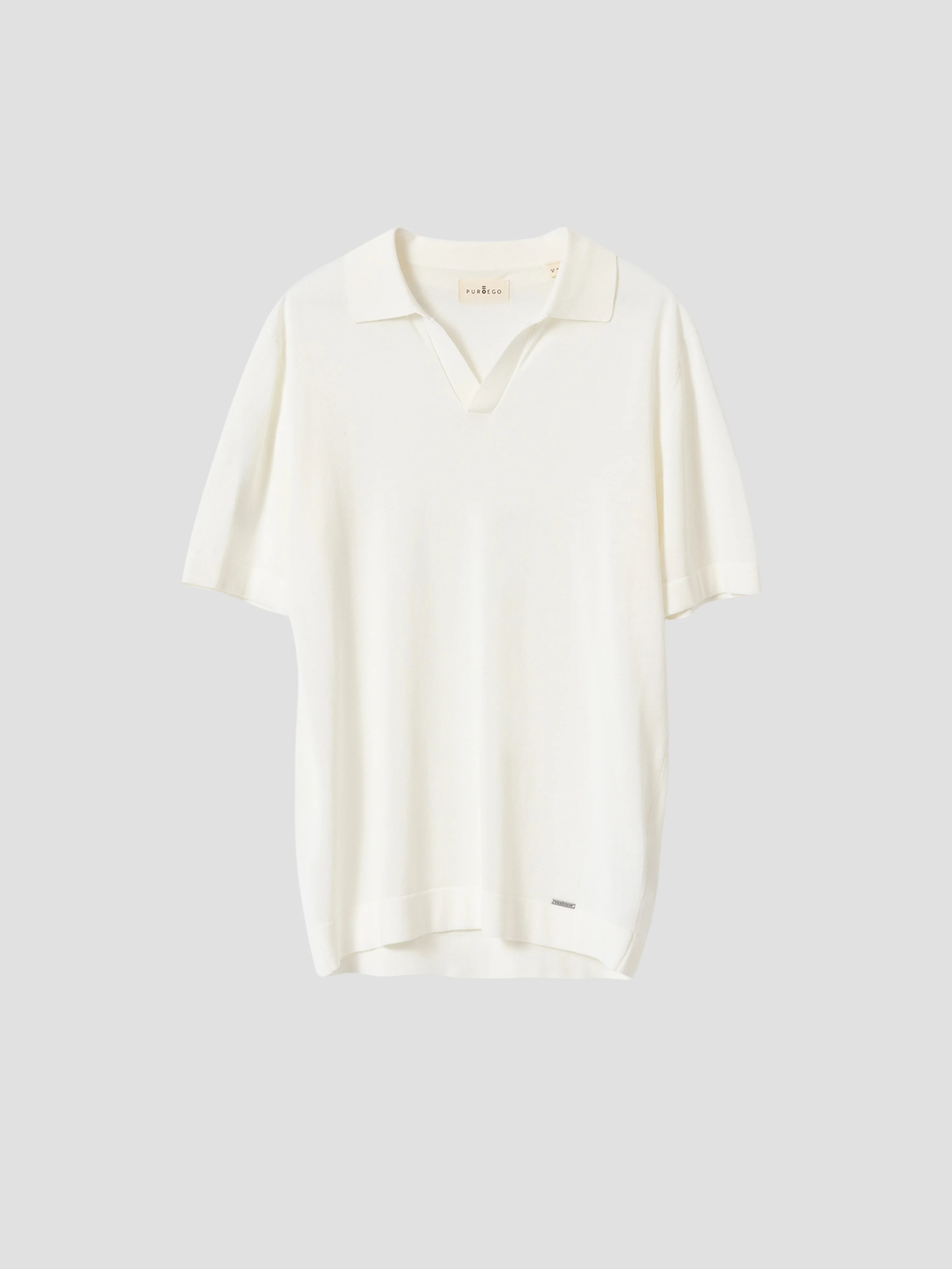 POLO PUNTO JERSEY BLANCO ROTO
