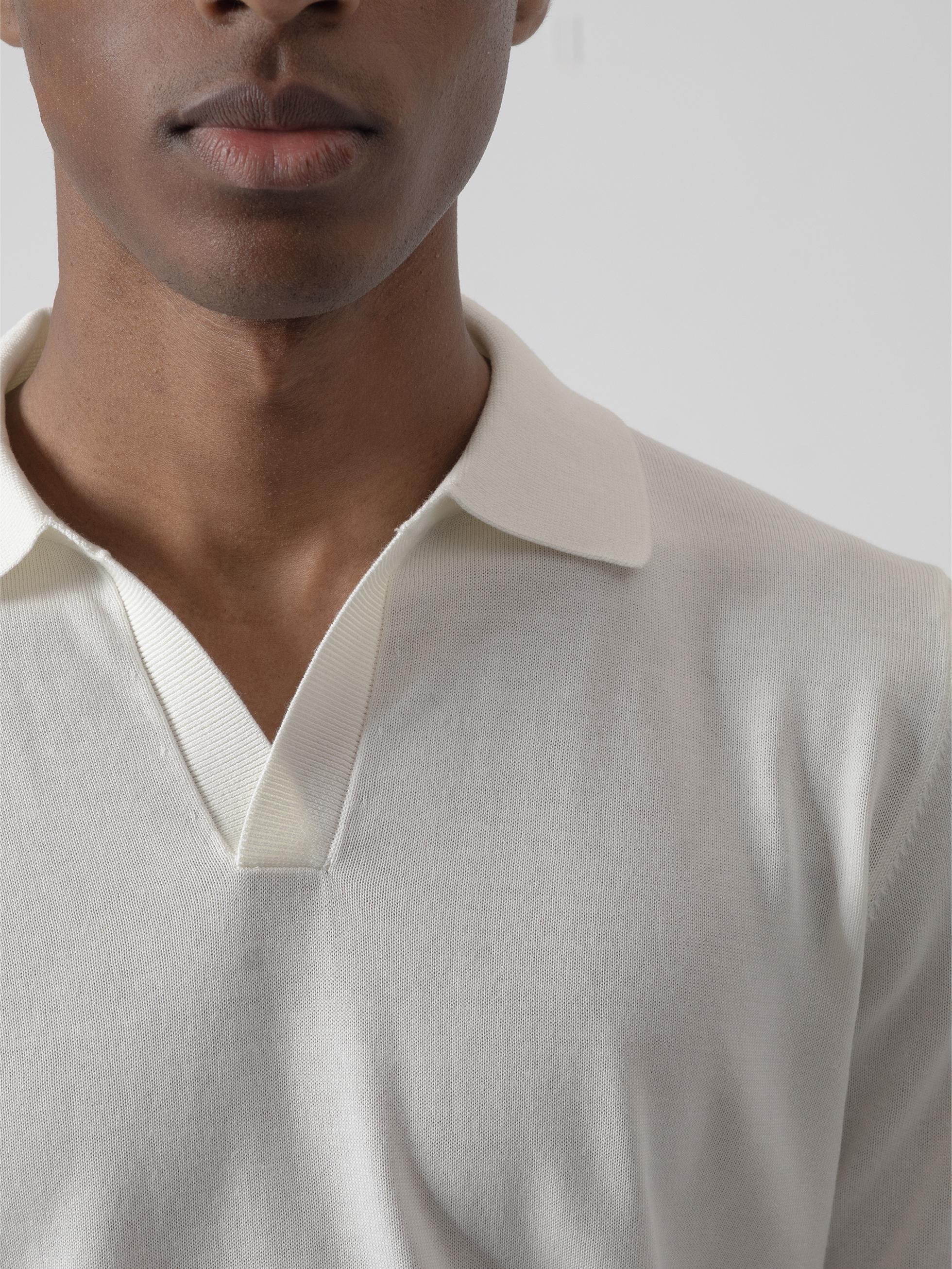 POLO PUNTO JERSEY BLANCO ROTO - Image 2