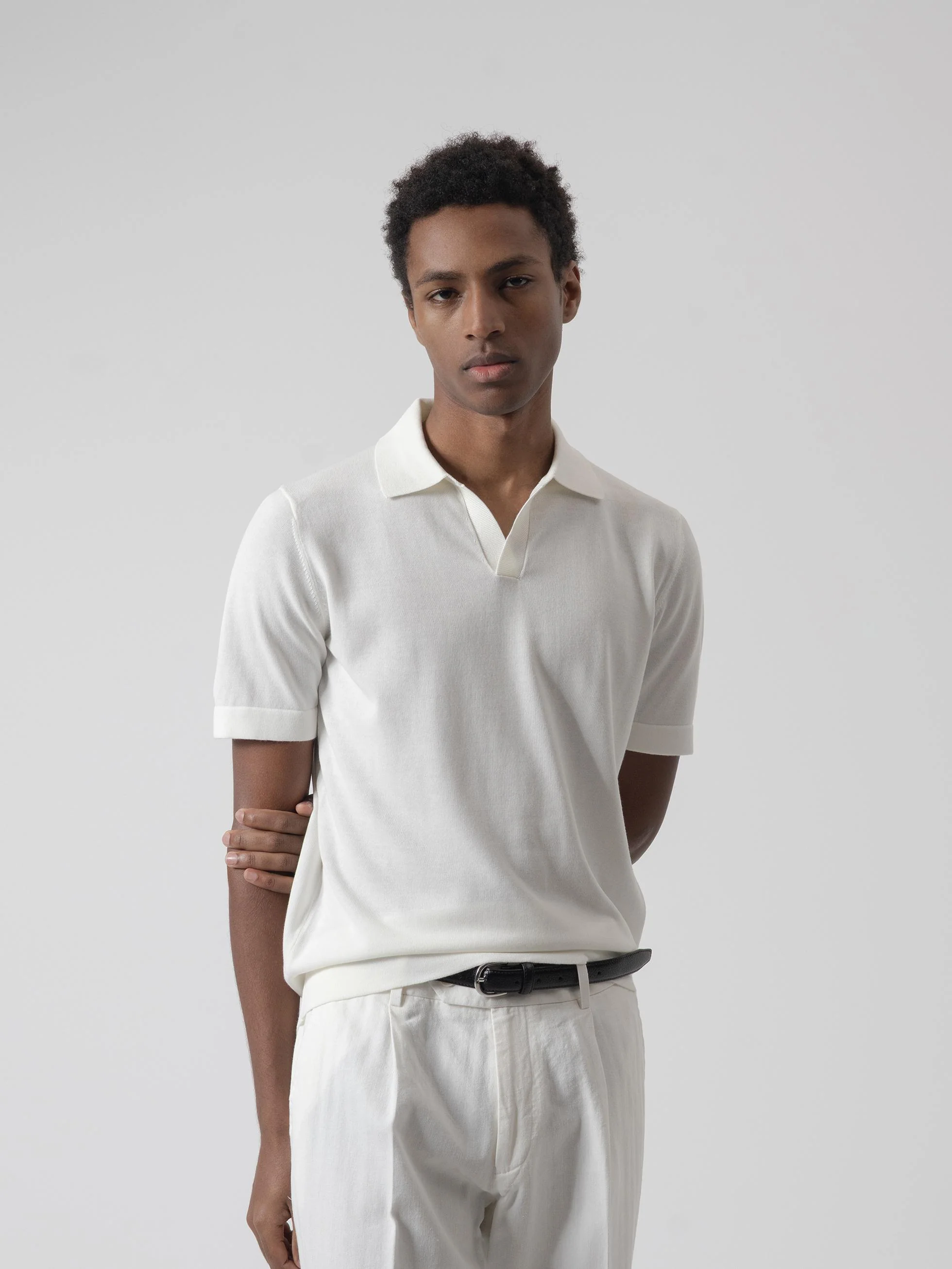 POLO PUNTO JERSEY BLANCO ROTO - Image 3