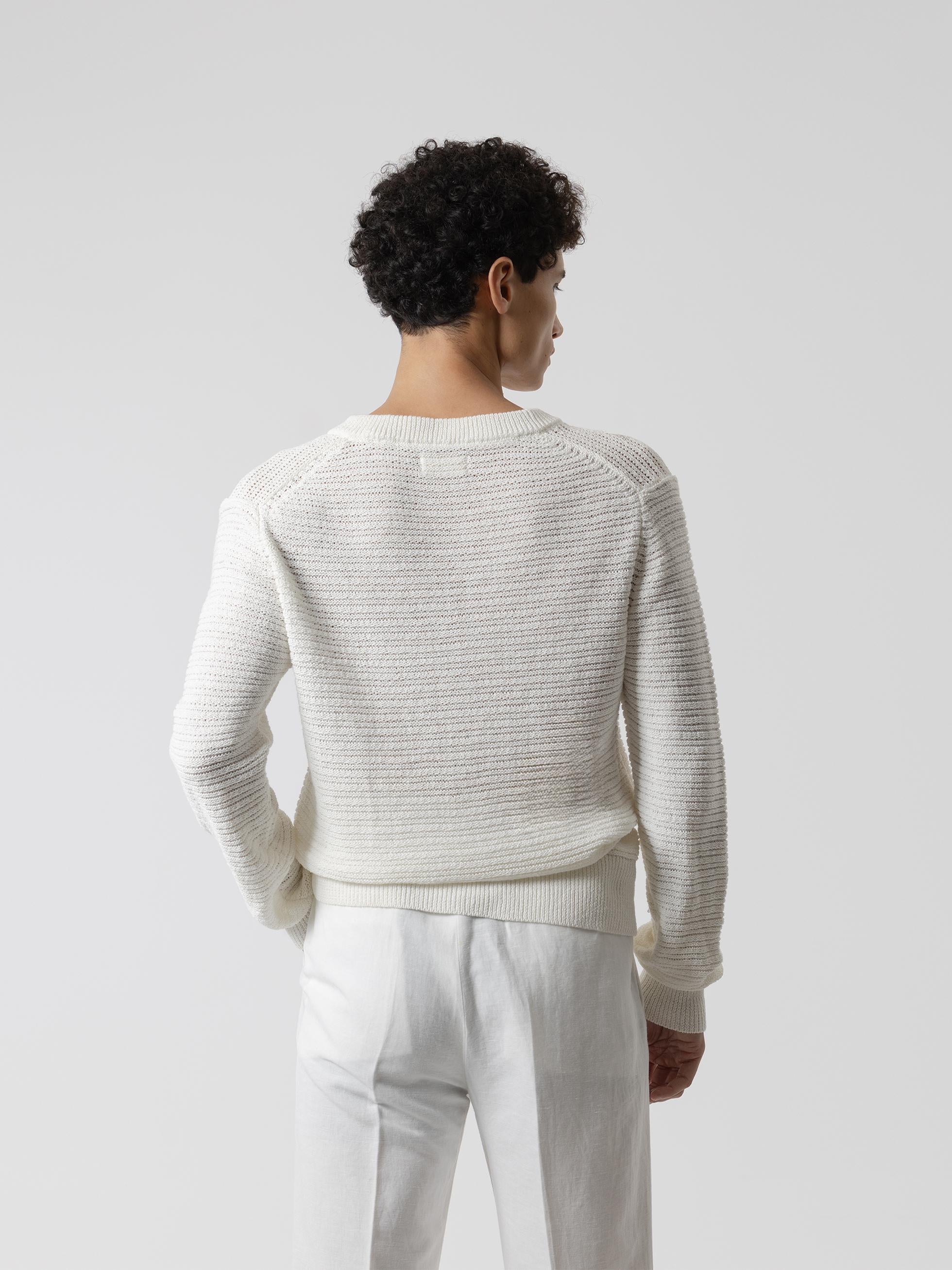 JERSEY CROCHET LINO BLANCO - Image 5